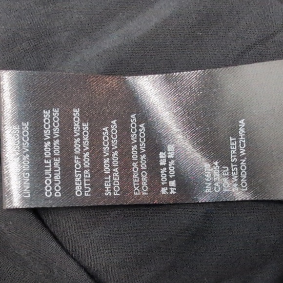 NWT ANTHROPOLOGIE BLACK MAEVE VIVIENNE SMOCKS FLORAL HANDKERCHIEF MAXI DRESS 12 - Picture 14 of 14